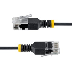 StarTech.com 2M Black Ultra Slim Cat6A